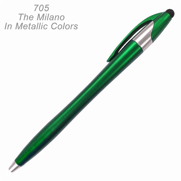 Milano Stylus Ballpoint Pens in Bright Colors