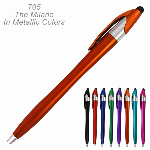 Milano Stylus Ballpoint Pens in Bright Colors