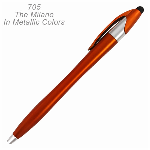 Milano Stylus Ballpoint Pens in Bright Colors
