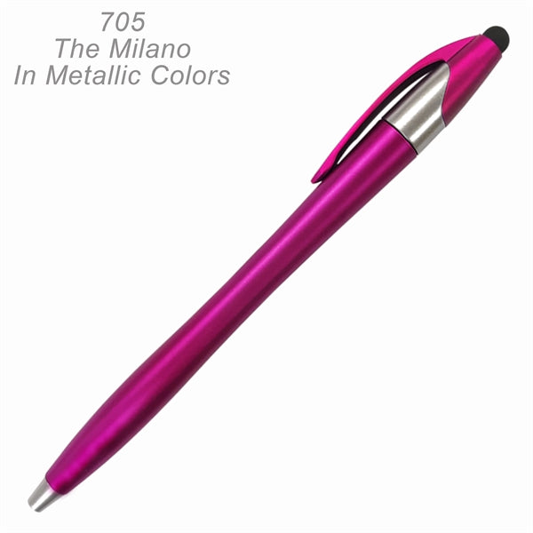 Milano Stylus Ballpoint Pens in Bright Colors