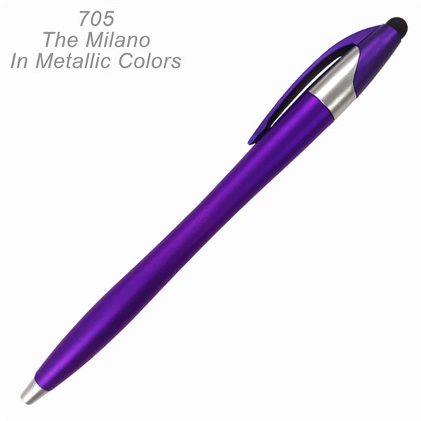 Milano Stylus Ballpoint Pens in Bright Colors