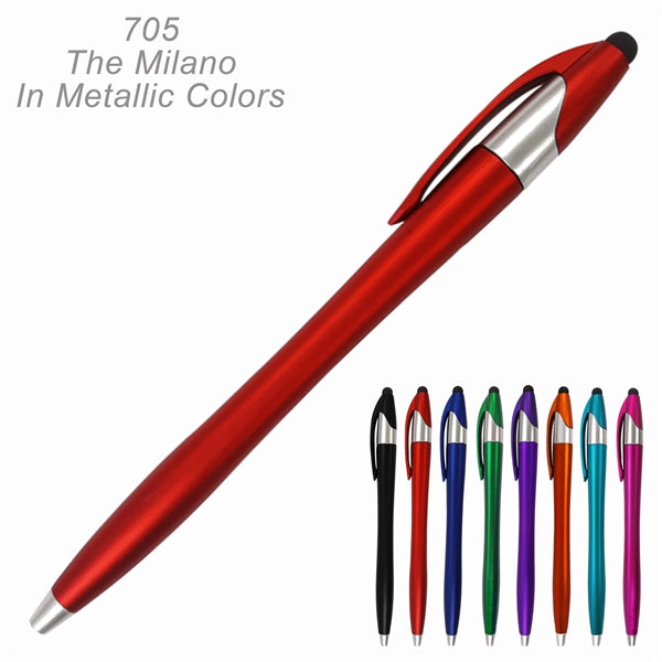 Milano Stylus Ballpoint Pens in Bright Colors
