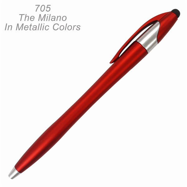 Milano Stylus Ballpoint Pens in Bright Colors