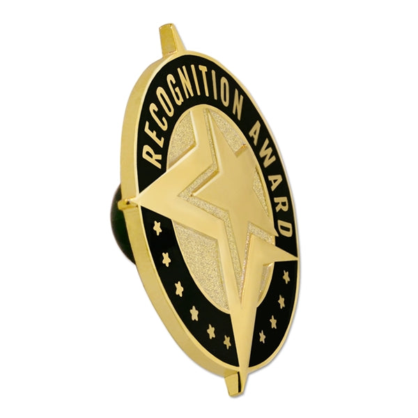 Recognition Award Star Pin - Gold or Silver