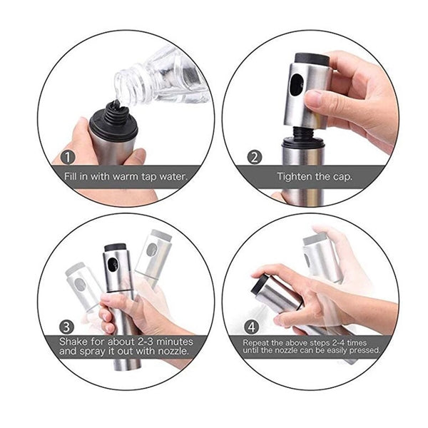 Stainless Steel Refillable Olive Oil Sprayer Bottle