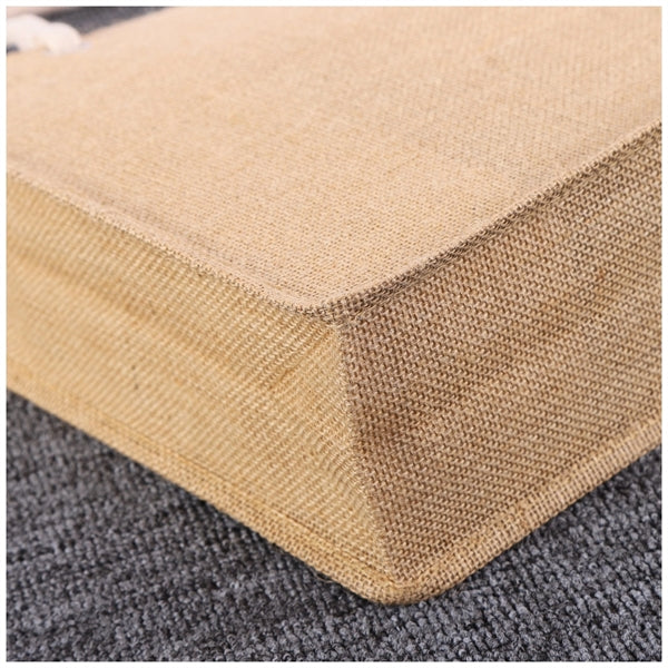 Burlap Rope Tote Bag