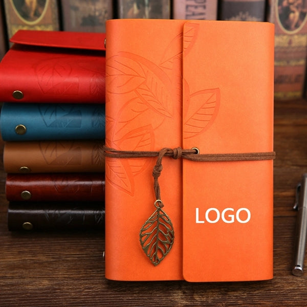 Eco-Inspired A6 Loose-Leaf Notebook With Retro Charm