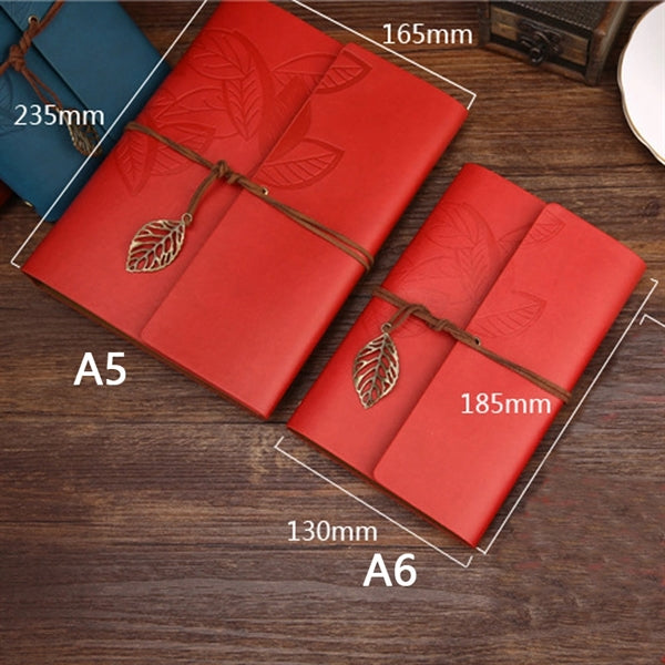 Eco-Inspired A6 Loose-Leaf Notebook With Retro Charm