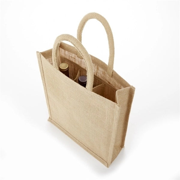 Jute Wine Bag