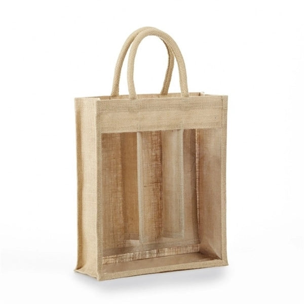 Jute Wine Bag