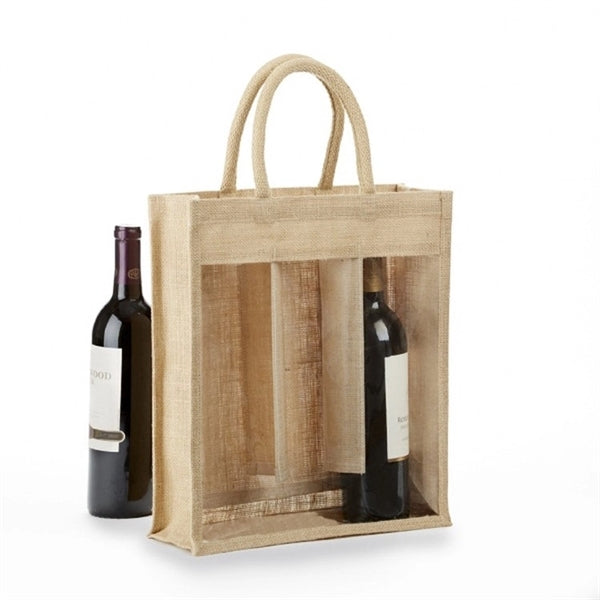 Jute Wine Bag