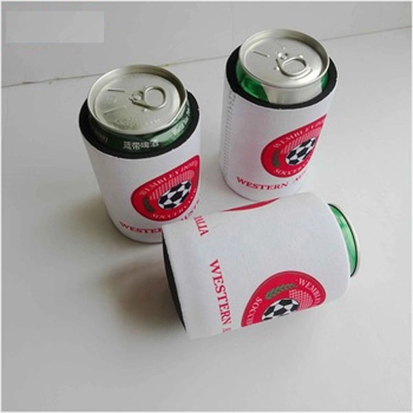Rainbow Collapsible Neoprene Can Cooler