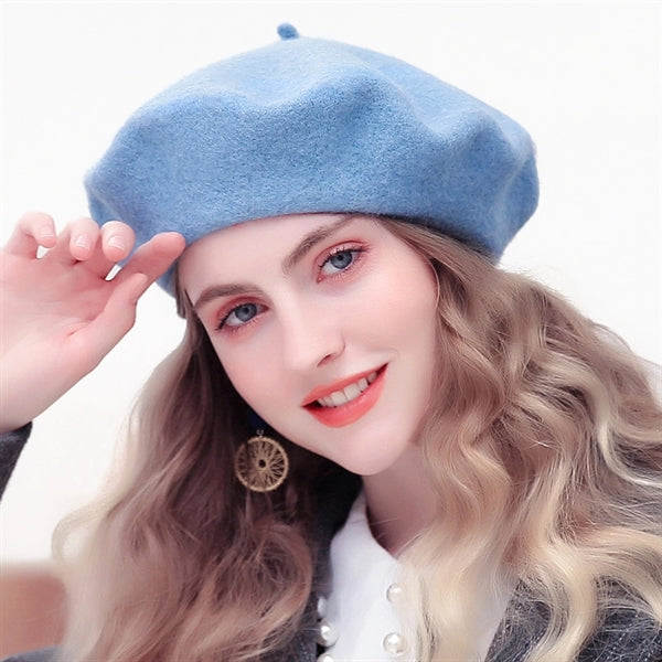 Lady spring Winter Berets Hat
