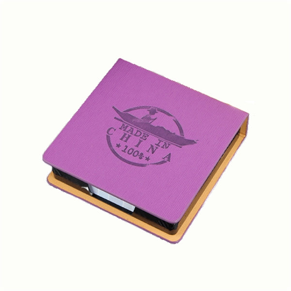 Heathered PU Cover Sticky Memo Pad Box