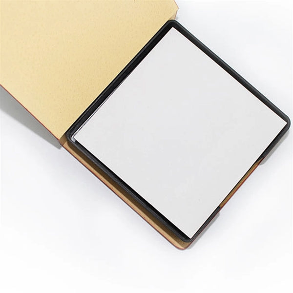 Heathered PU Cover Sticky Memo Pad Box