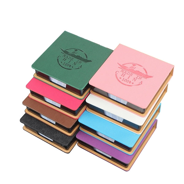Heathered PU Cover Sticky Memo Pad Box