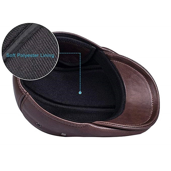 Men's Outdoor Leather Hat