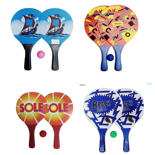 Wooden Beach Rackets Set