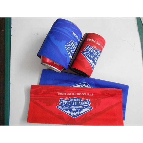 Silk Printing Neoprene Slap Wrap Can Cooler