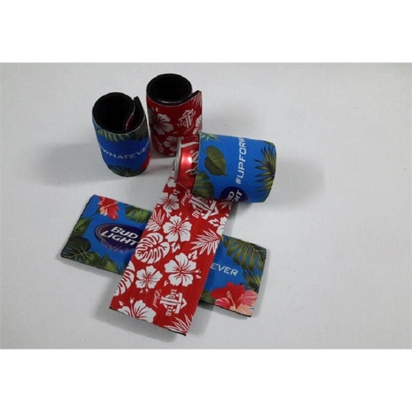 Silk Printing Neoprene Slap Wrap Can Cooler