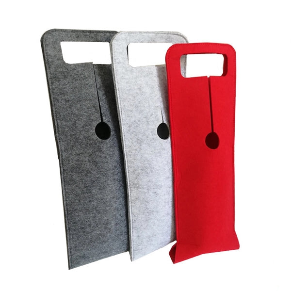 Polyester Felt Wine Glass Bottle Bag with Handle