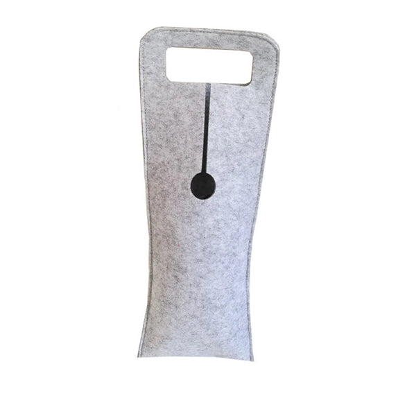 Polyester Felt Wine Glass Bottle Bag with Handle