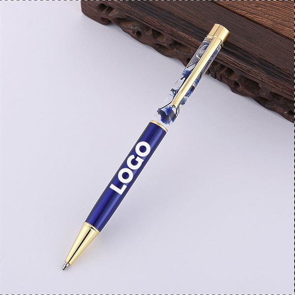Luxury Flower Metal Ballpoint Pens