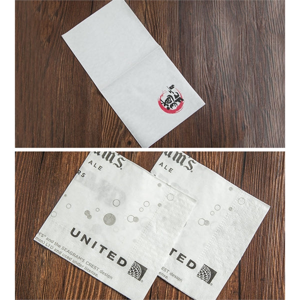 2 layers large square napkin