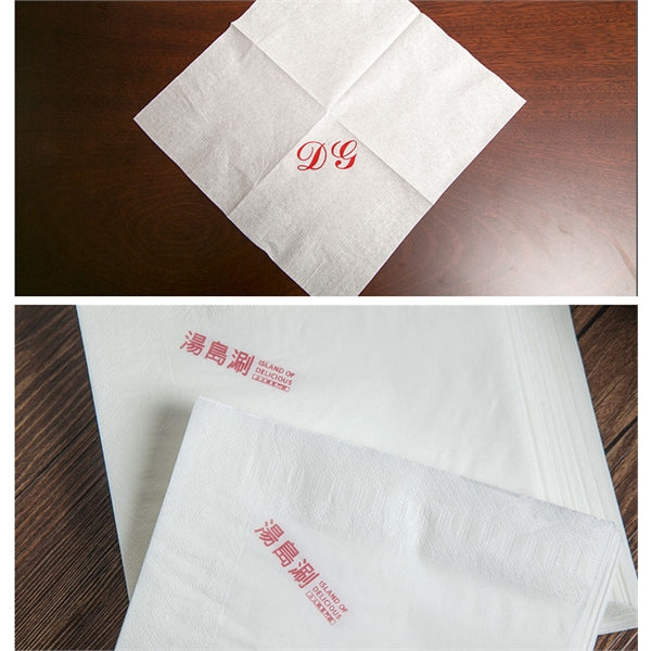 2 layers large square napkin
