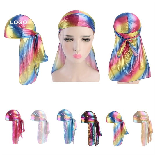 Silky Hologram Headwrags Durag