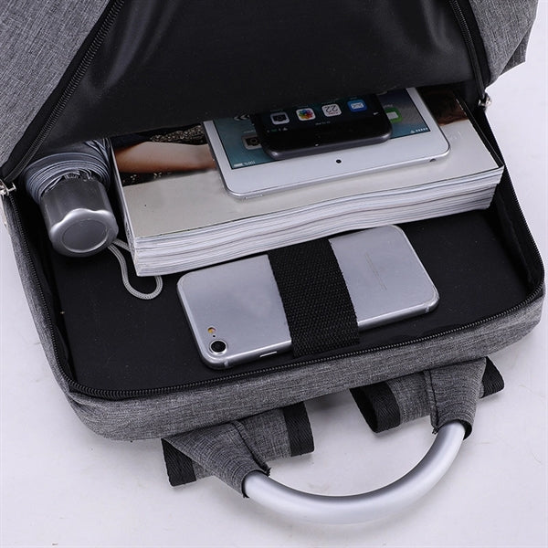 15 In Laptop Backpack Case Briefcase USB