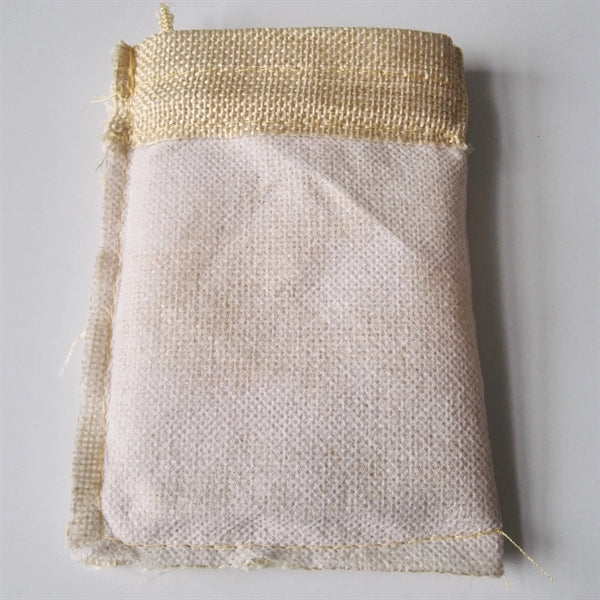 Burlap Drawstring Bag