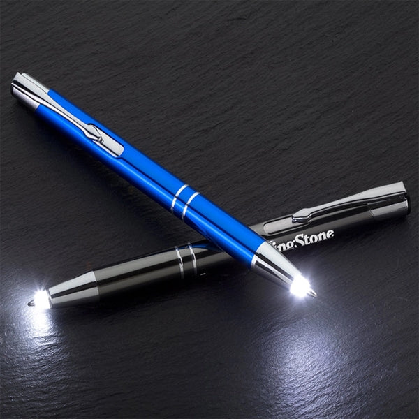 Light Up Point Metallic Pens
