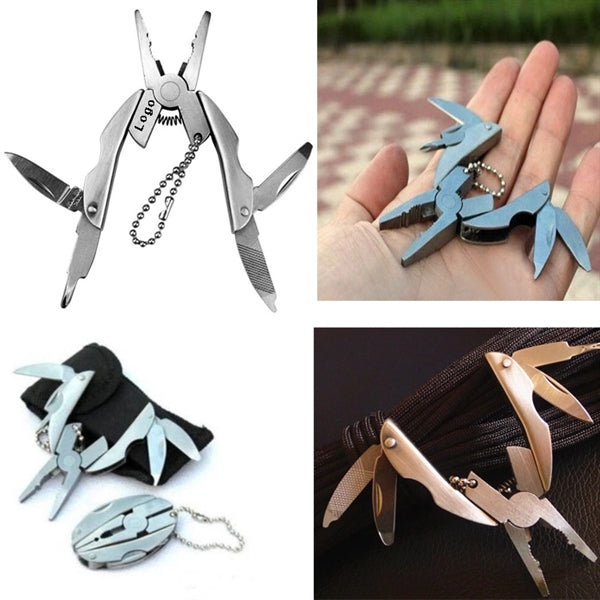 Multifunction Folding Plier Keychain