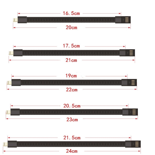 USB charging bracelet cable