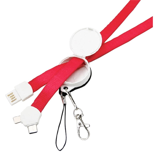 2-in-1 Lanyard/Wrist Charging Cable