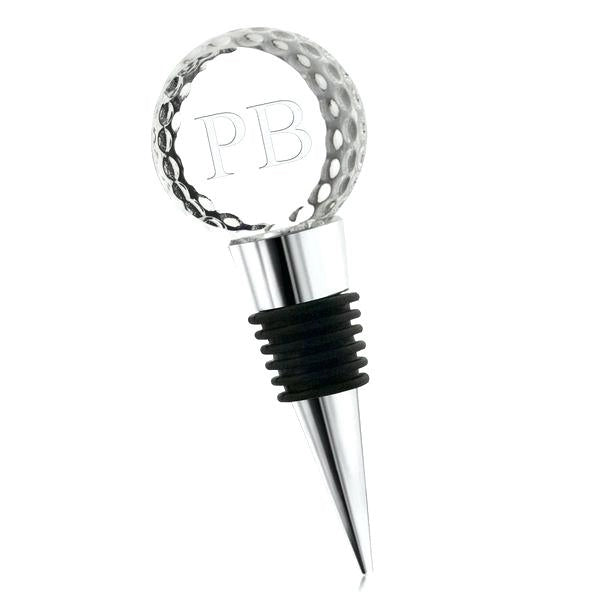 Crystal Golf Ball Wine Stopper