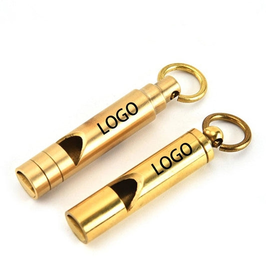 EDC Brass Life-saving Whistle