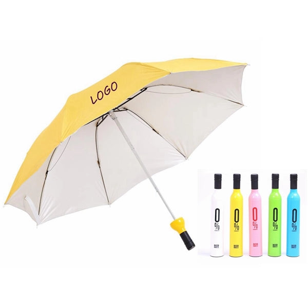 Red Wine Bottle Umbrella