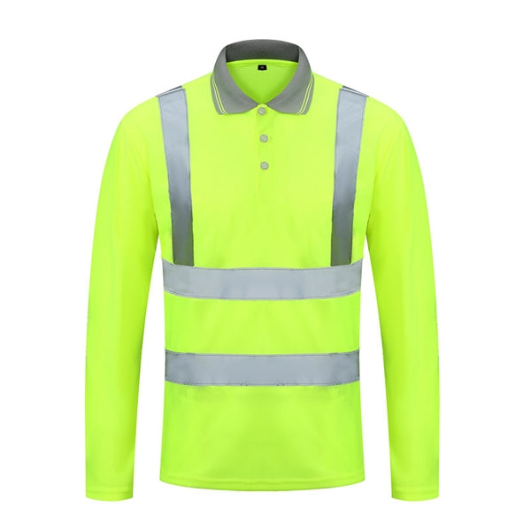 L to XXXL safety reflective long sleeves T-shirt