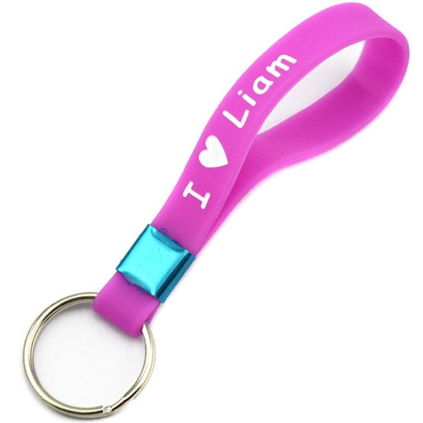 Silicone Wristband Keychain