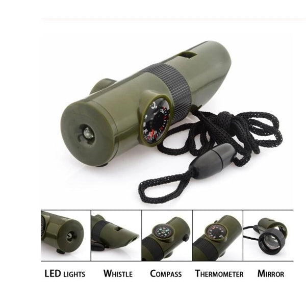 Survival Compass Whistle