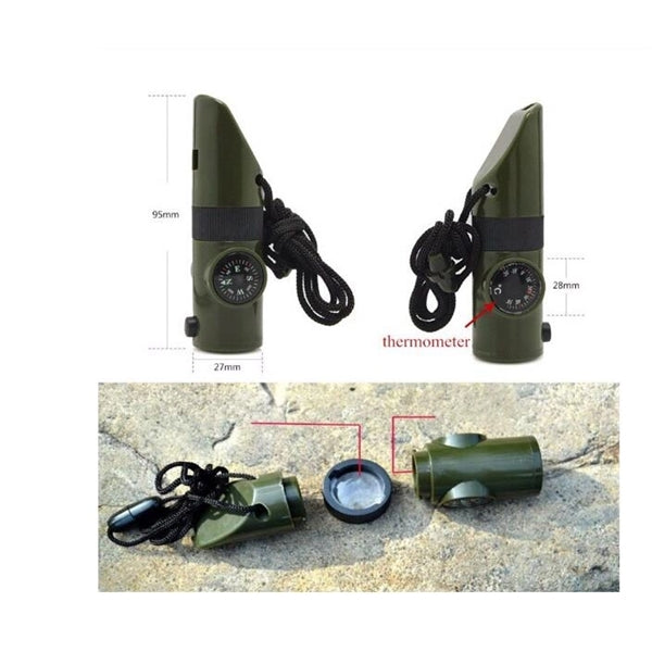 Survival Compass Whistle