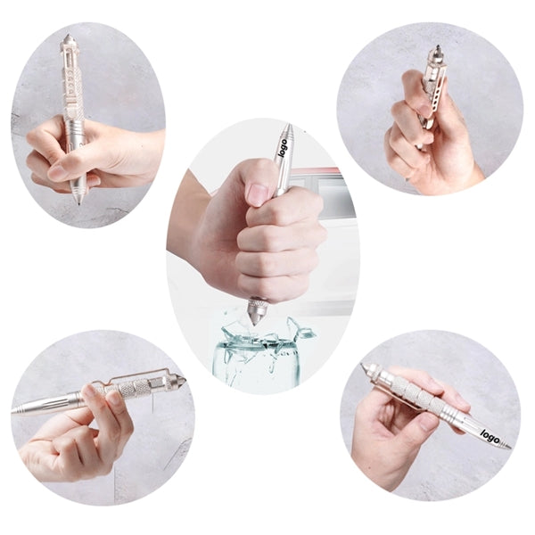 Multi-functional Metal Self-defense Ballpoint Pen
