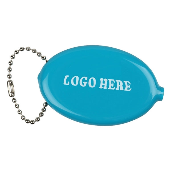 PVC Coin Purse with Keychain