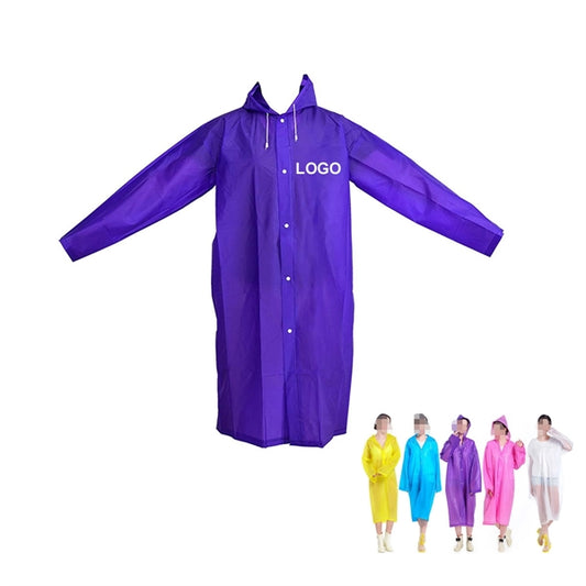 EVA Rain Poncho with Hoods and Sleeves