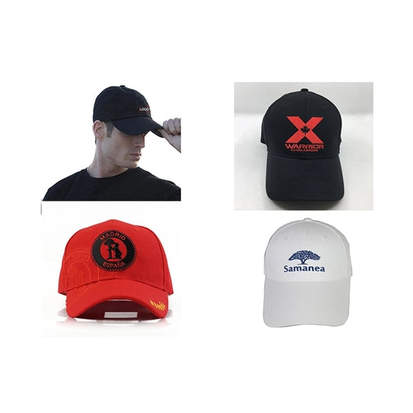 Embroidery logo 6 panel Unstructured Twill Cap