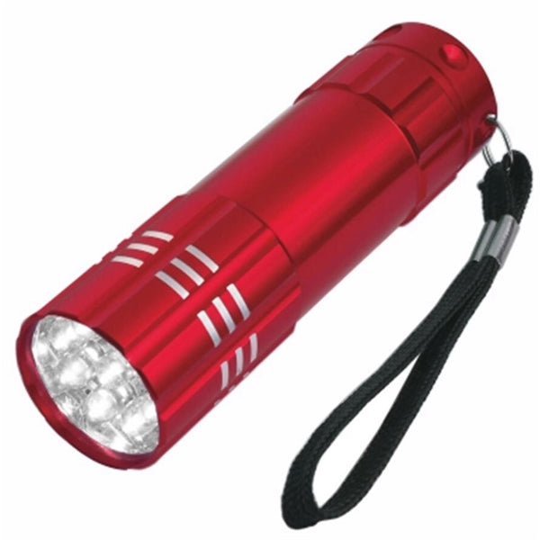 Aluminum LED Flashlight with Strap