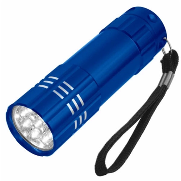 Aluminum LED Flashlight with Strap