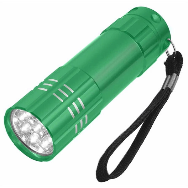 Aluminum LED Flashlight with Strap